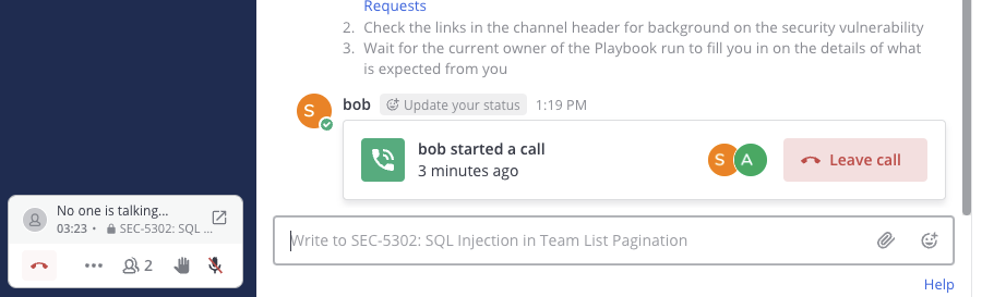 If you're running Mattermost Enterprise or Professional, select Start Call in the channel header that other channel participants can join.