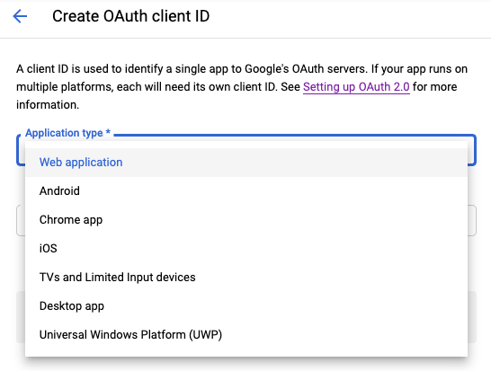 Connecting to Google services using custom OAuth client